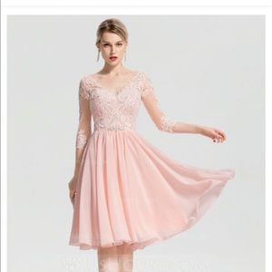 Size 4 JJs house pink homecoming prom dance dress